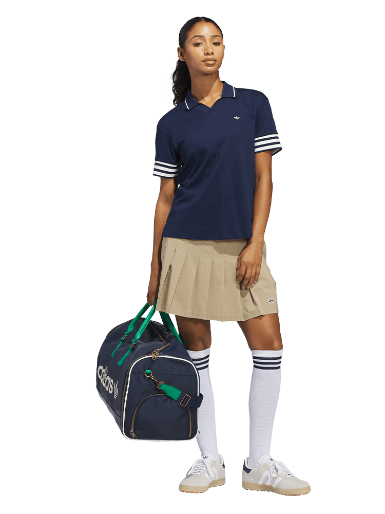 adidas Originals Womens 3-Stripe Polo - Night Indigo