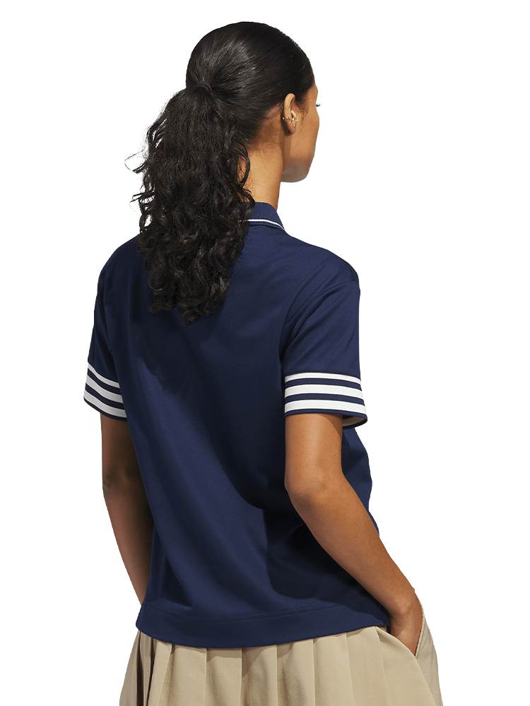 adidas Originals Womens 3-Stripe Polo - Night Indigo