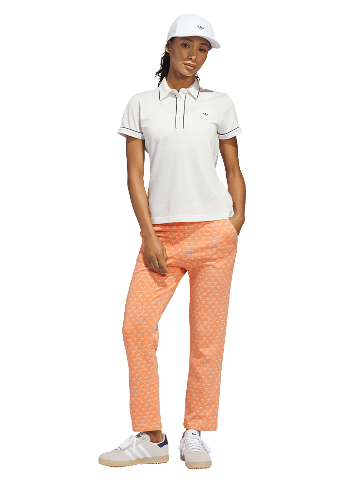 adidas Originals Womens Solid Polo - Chalk White