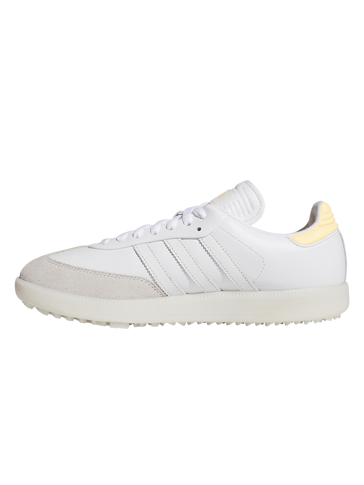 adidas Originals Samba Spikeless Golf Shoes - Ftwr White/Ice Tangerine/Off White