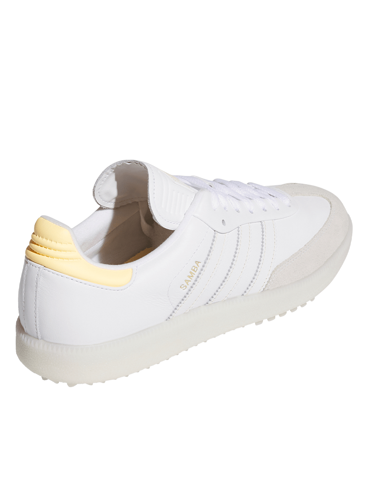 adidas Originals Samba Spikeless Golf Shoes - Ftwr White/Ice Tangerine/Off White