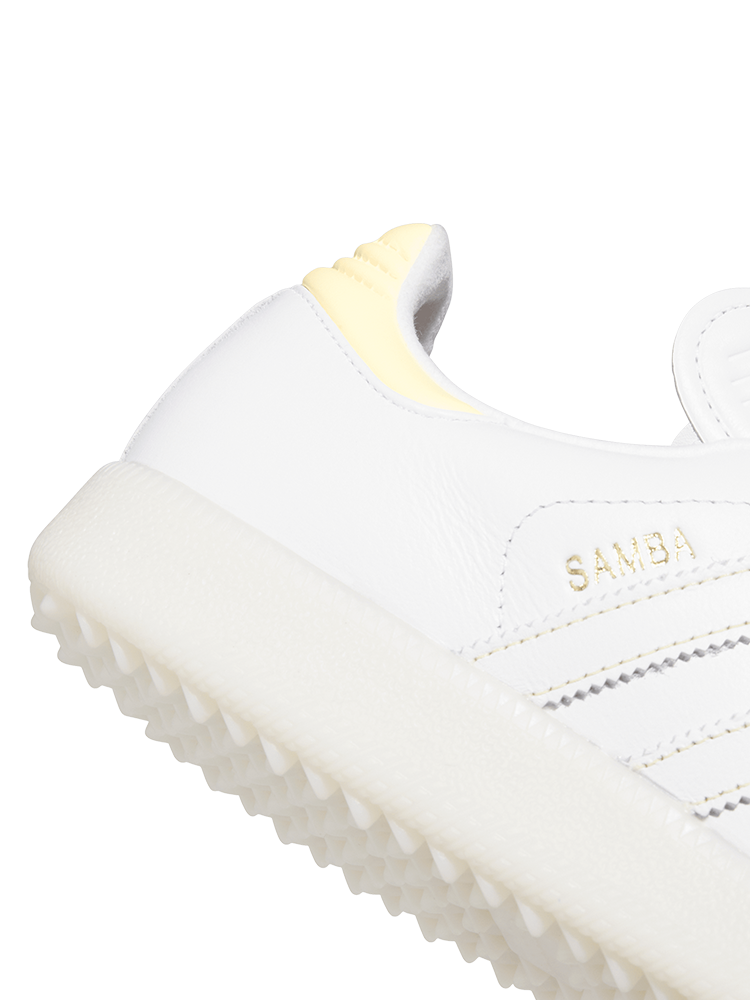 adidas Originals Samba Spikeless Golf Shoes - Ftwr White/Ice Tangerine/Off White