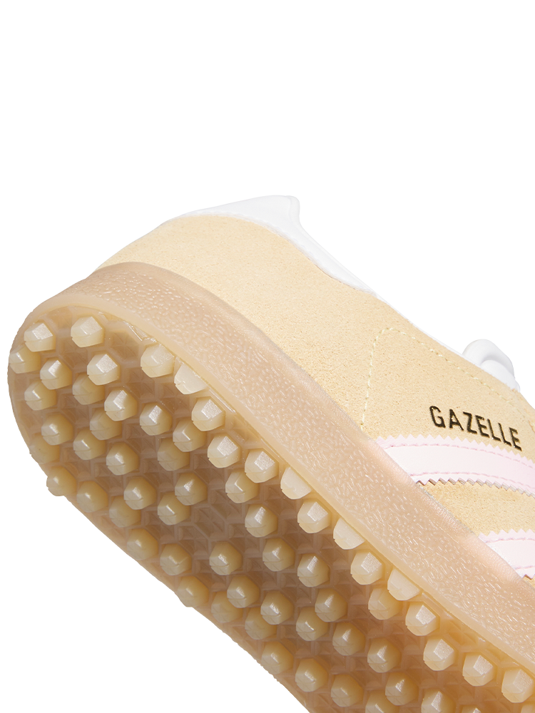 adidas Originals Womens Gazelle Spikeless Golf Shoes - Ice Tangerine/Clear Pink