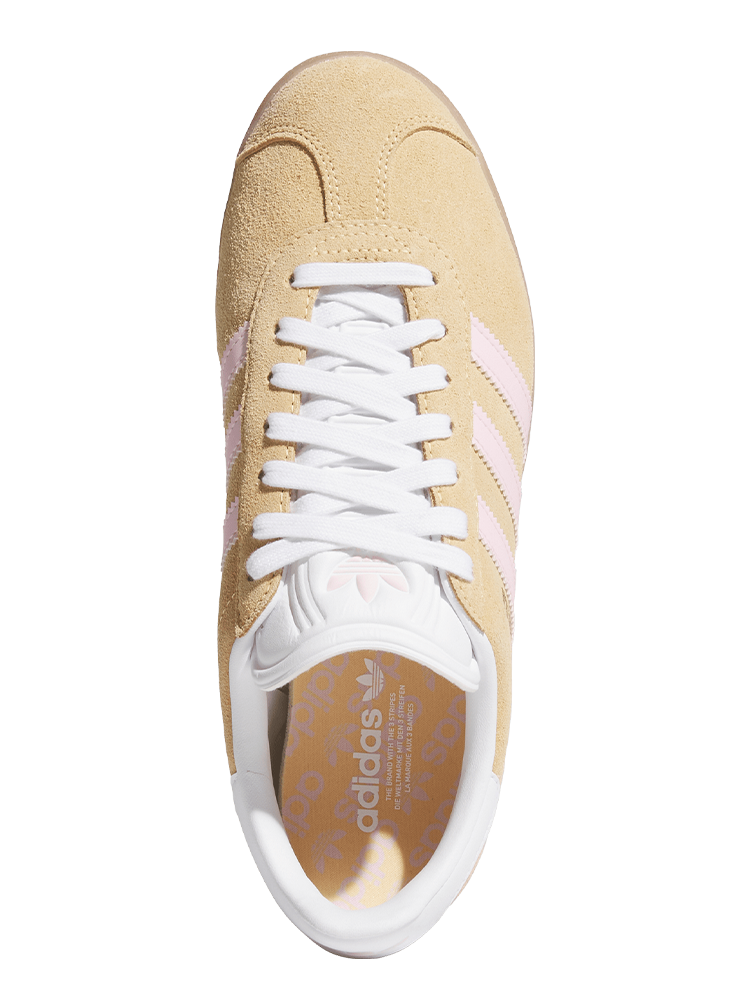 adidas Originals Womens Gazelle Spikeless Golf Shoes - Ice Tangerine/Clear Pink