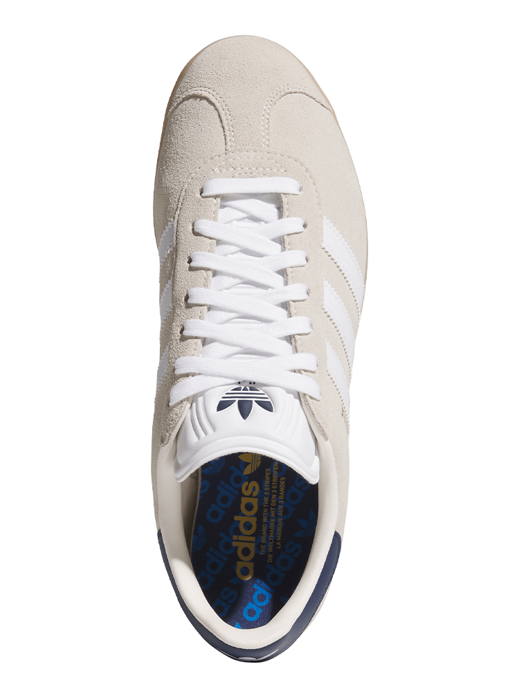 adidas Originals Gazelle Spikeless Golf Shoes - Chalk White/Night Indigo