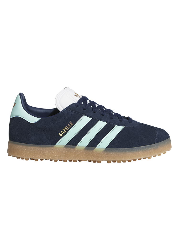 adidas Originals Gazelle Spikeless Golf Shoes - Night Indigo/Clear Mint