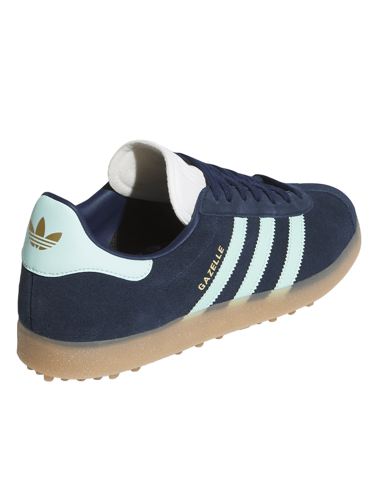 adidas Originals Gazelle Spikeless Golf Shoes - Night Indigo/Clear Mint