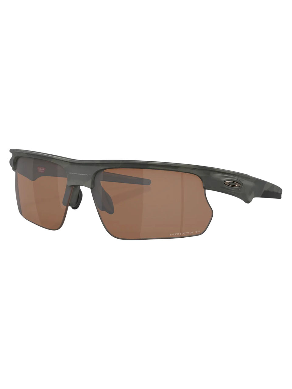 Oakley Bisphaera Sunglasses - Matte Olive Shadw Camo w/ Prizm Tungsten Polarised