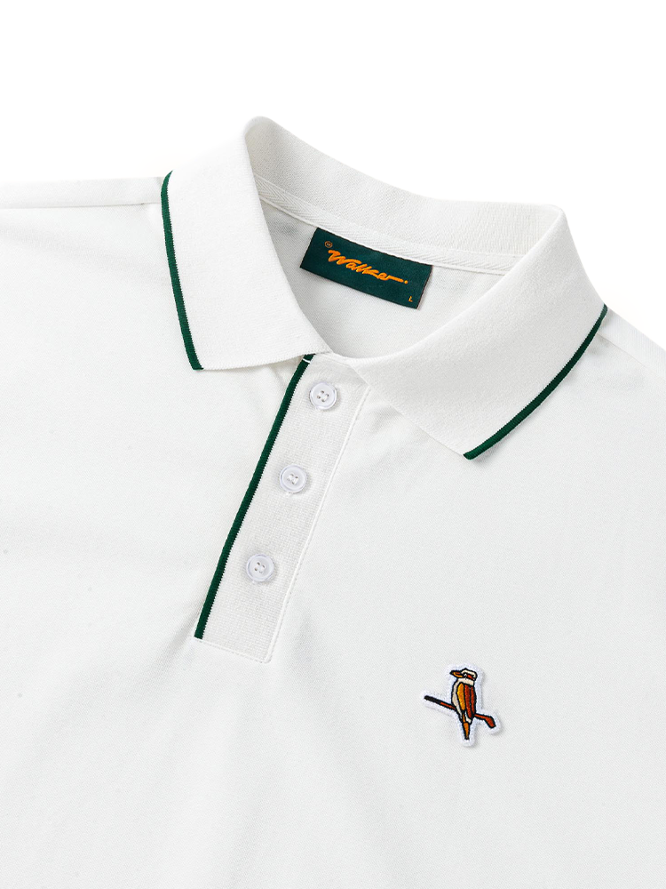 Walker Golf Things Featherlite Kooka Polo - White/Forest