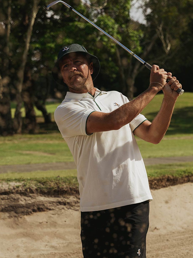 Walker Golf Things Featherlite Kooka Polo - White/Forest