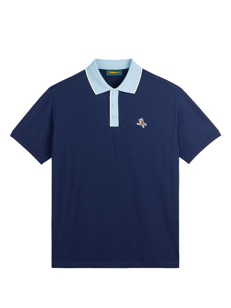 Walker Golf Things Featherlite Kooka Polo - Navy/Sky
