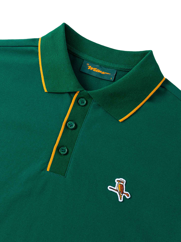 Walker Golf Things Featherlite Kooka Polo - Forest/Gold