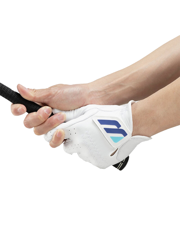 Mizuno Monogram M Leather Golf Glove - White