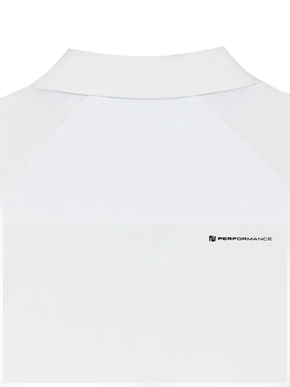 Malbon Performance Zip Raglan Polo - White