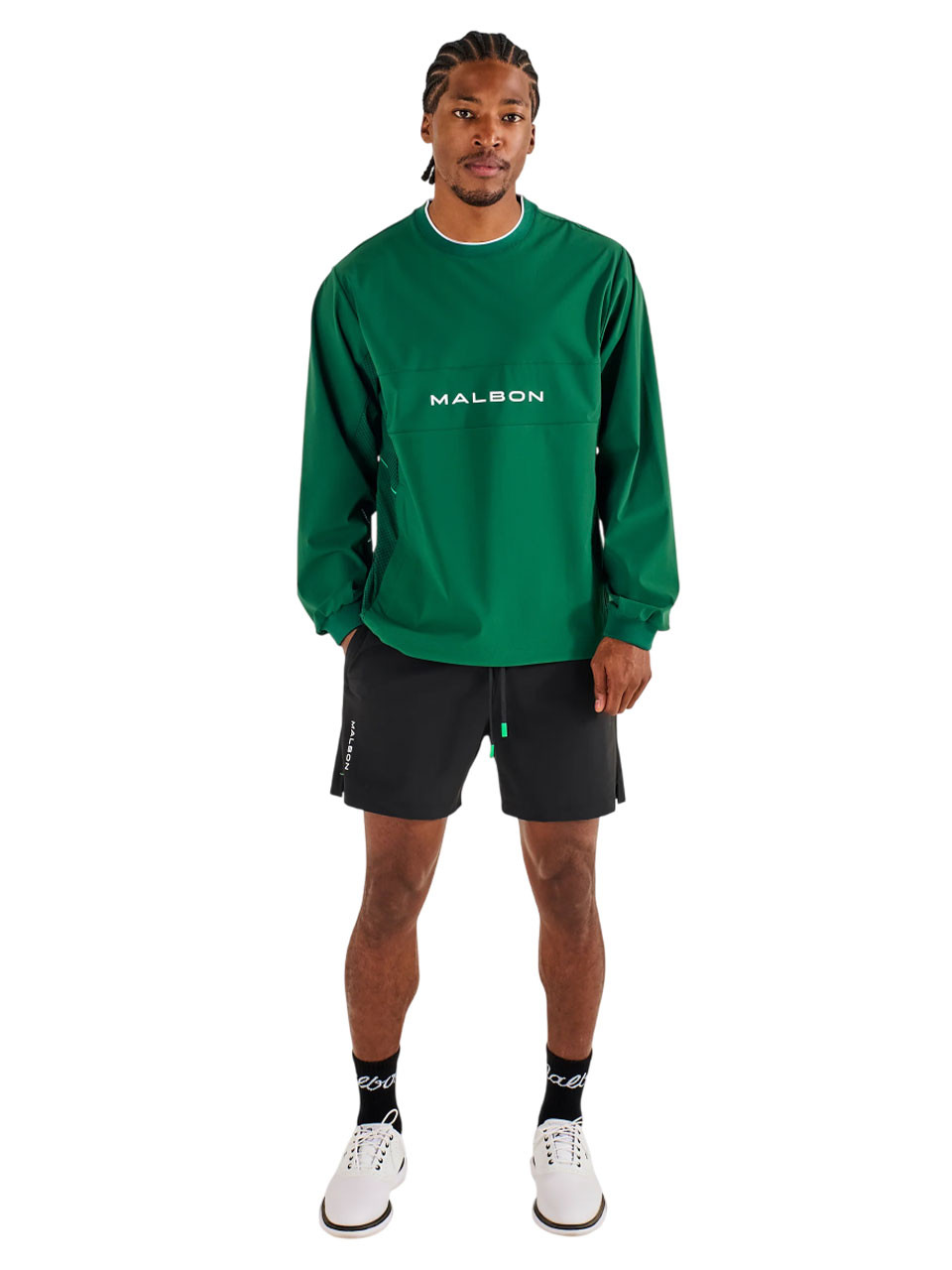 Malbon Performance Tech Short - Black