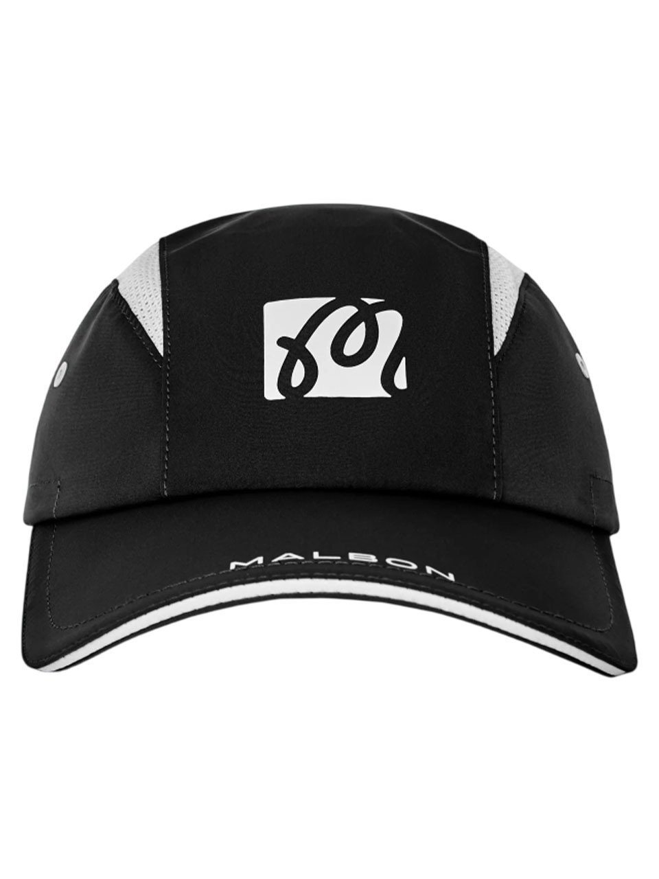 Malbon Performance Mesh Panel Bungee Cap - Black