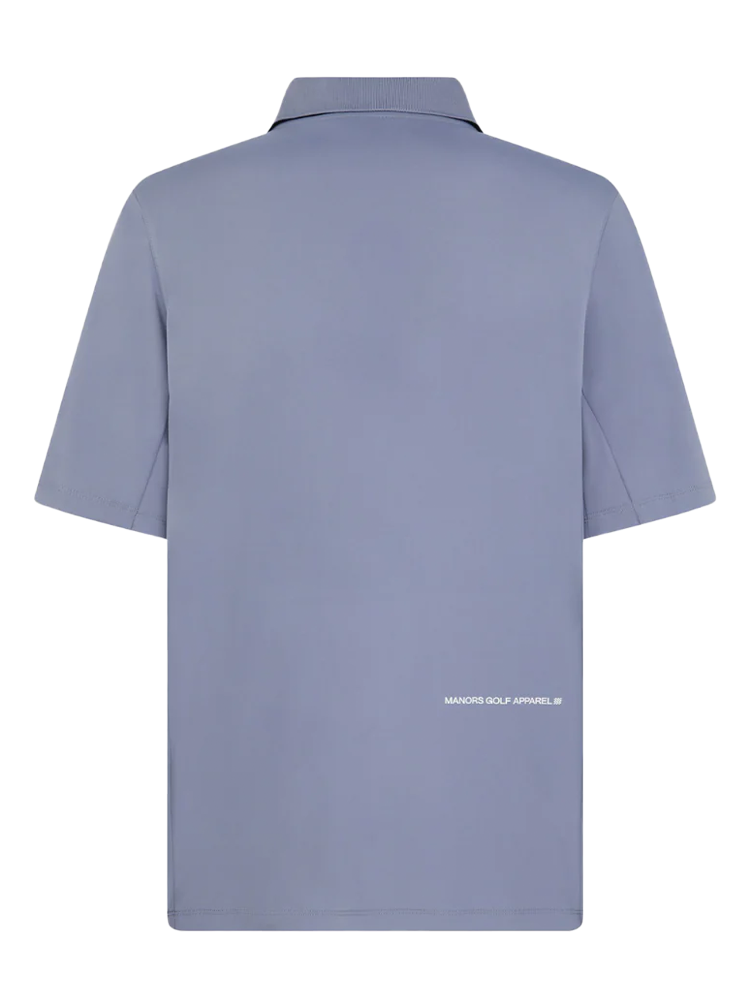 Manors Golf Course Polo - Blue Granite