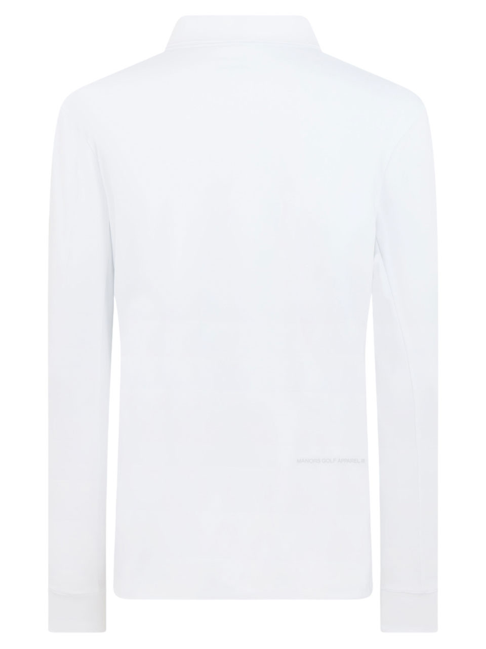 Manors Golf Long Sleeve Course Polo - White