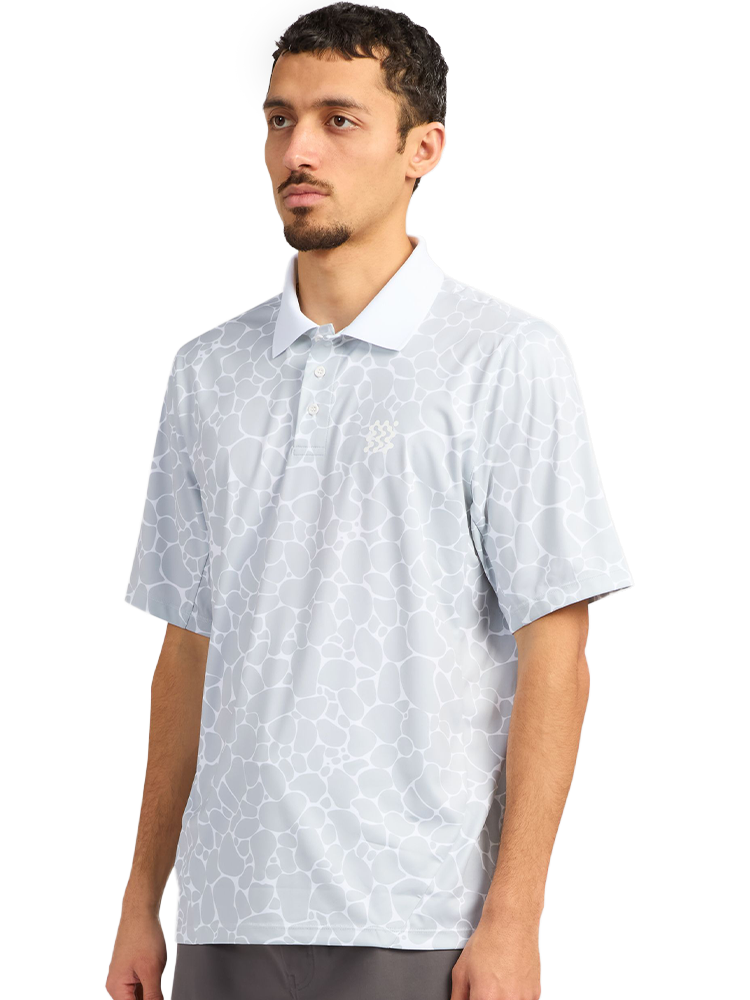 Manors Golf AOP Course Polo - White