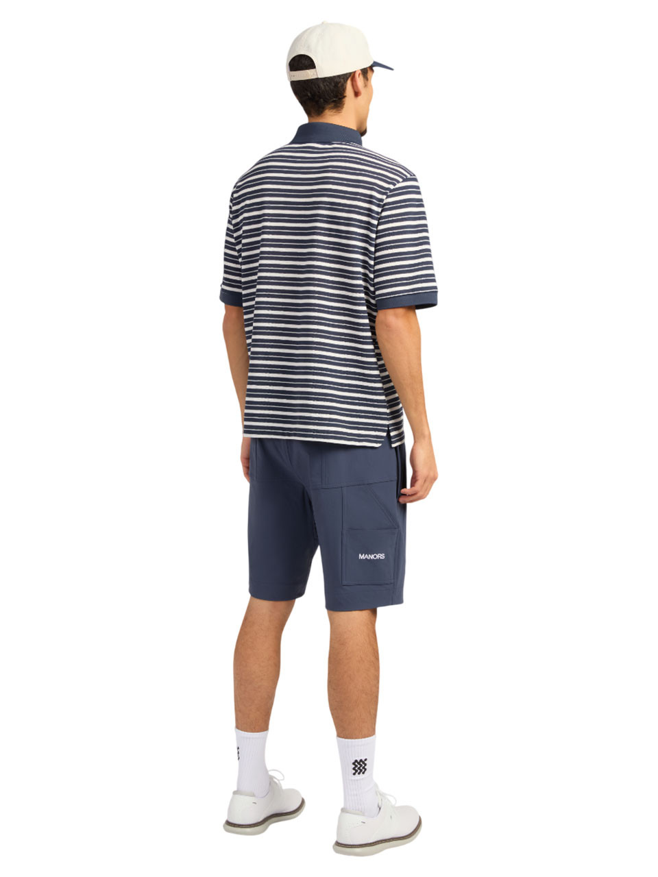 Manors Golf Recycled Greenskeeper Shorts - Navy