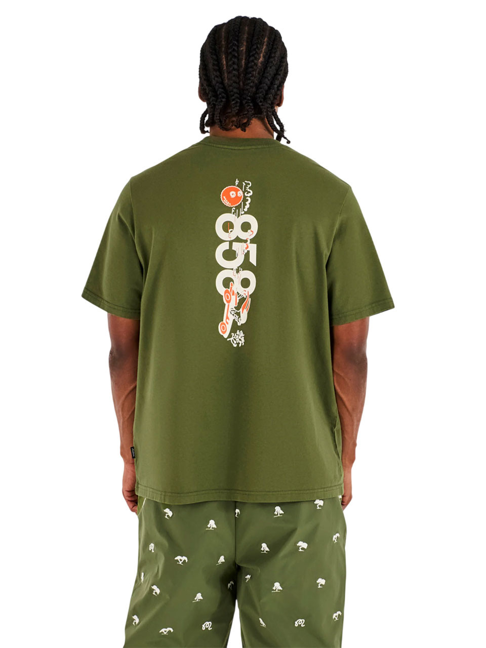 Malbon Torrey Pines Bermuda 858 Tee - Moss