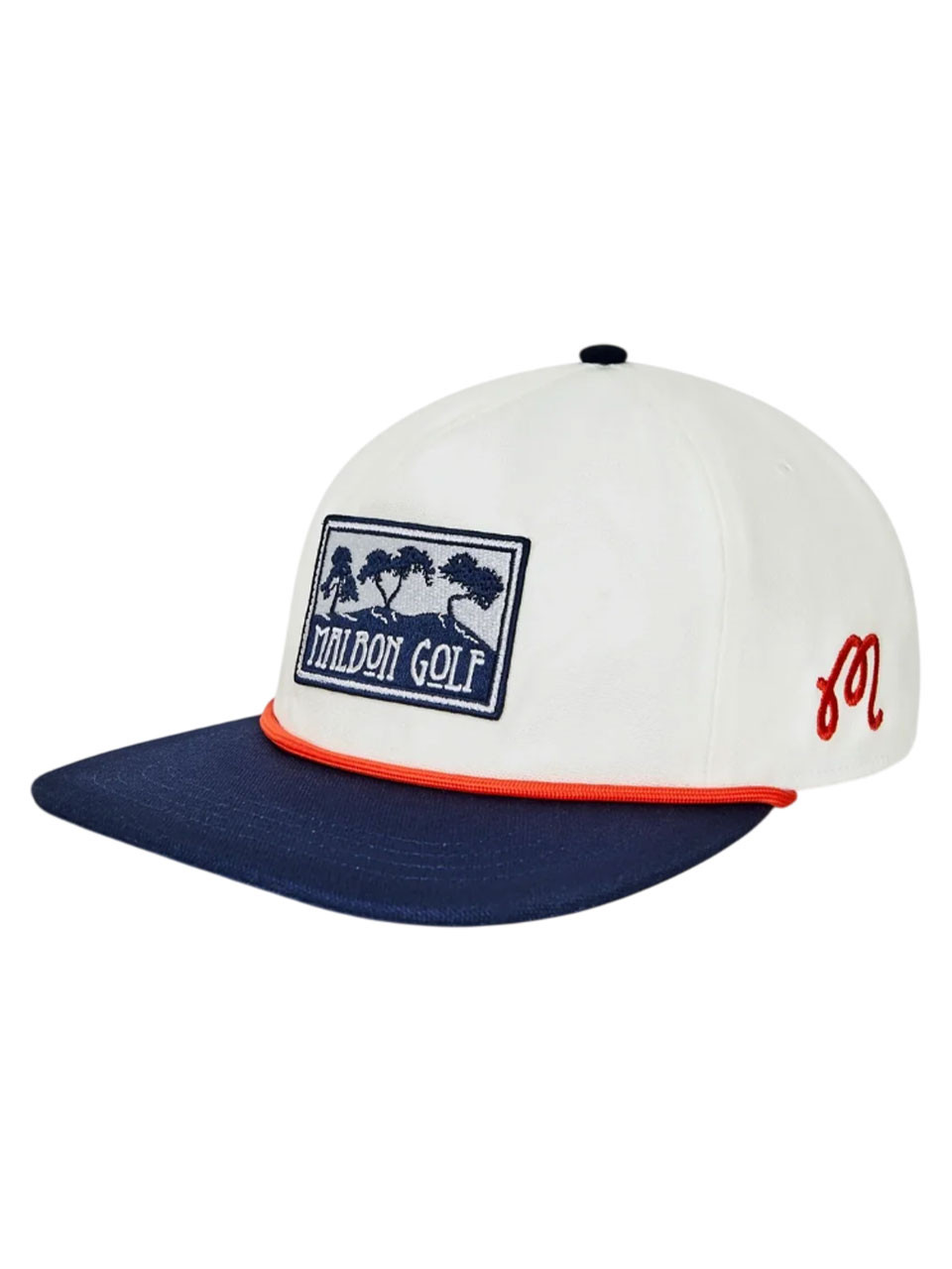 Malbon Torrey Pines Rope Hat - White