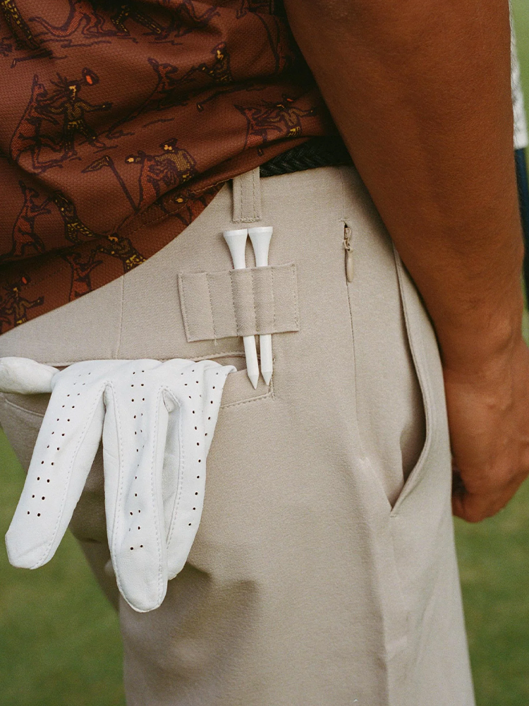 Walker Golf Things Members Short - Tan
