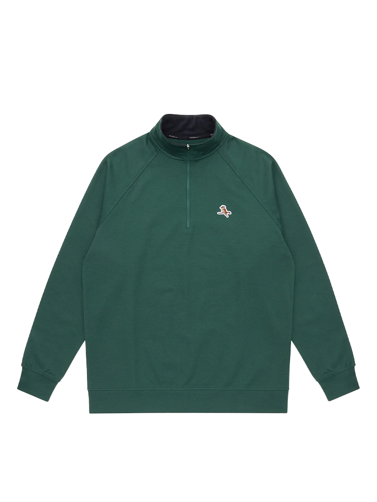 Walker Golf Things Par-Tec Quarter Zip Fleece - Forest