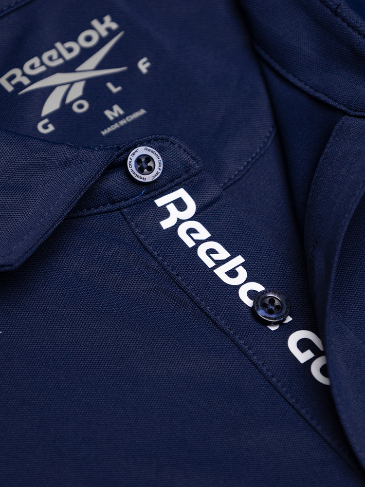 Reebok Solid Pique Polo Shirt - Vector Navy