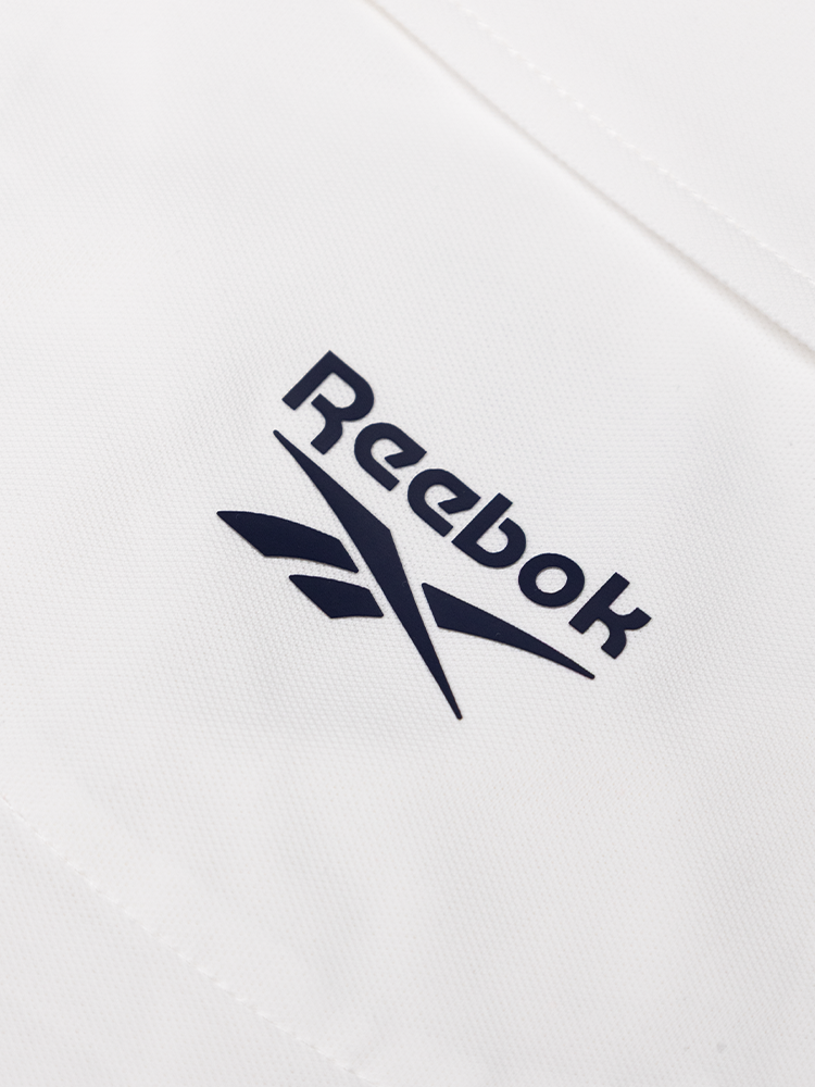 Reebok Solid Pique Polo Shirt - White