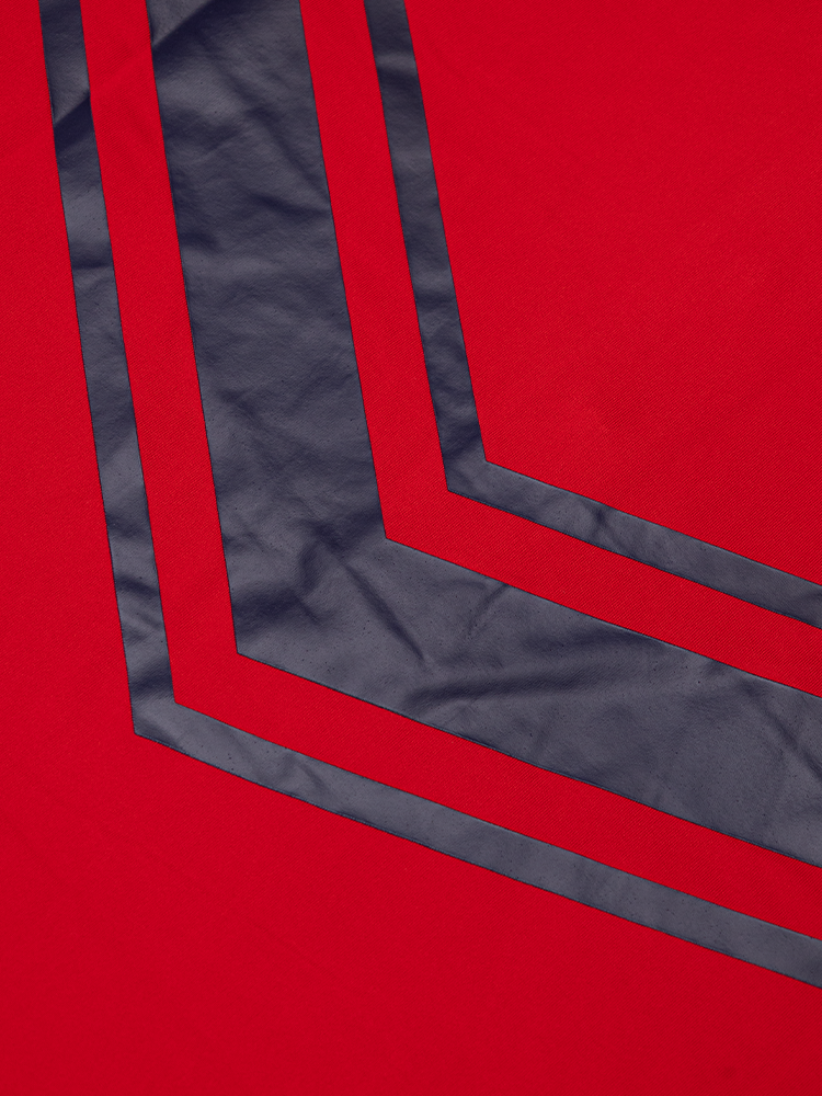 Reebok Chevron Back Polo Shirt - Vector Navy/Vector Red