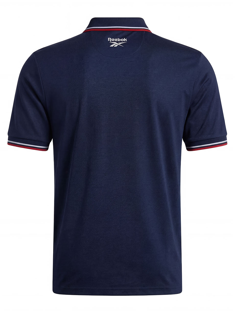 Reebok Solid Performance Polo Shirt - Vector Navy/Chalk/Vector Red