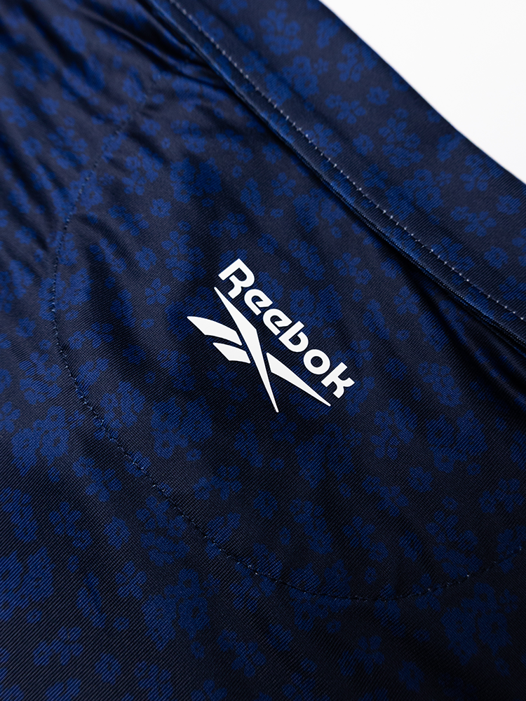 Reebok Floral Print Polo Shirt - Vector Navy