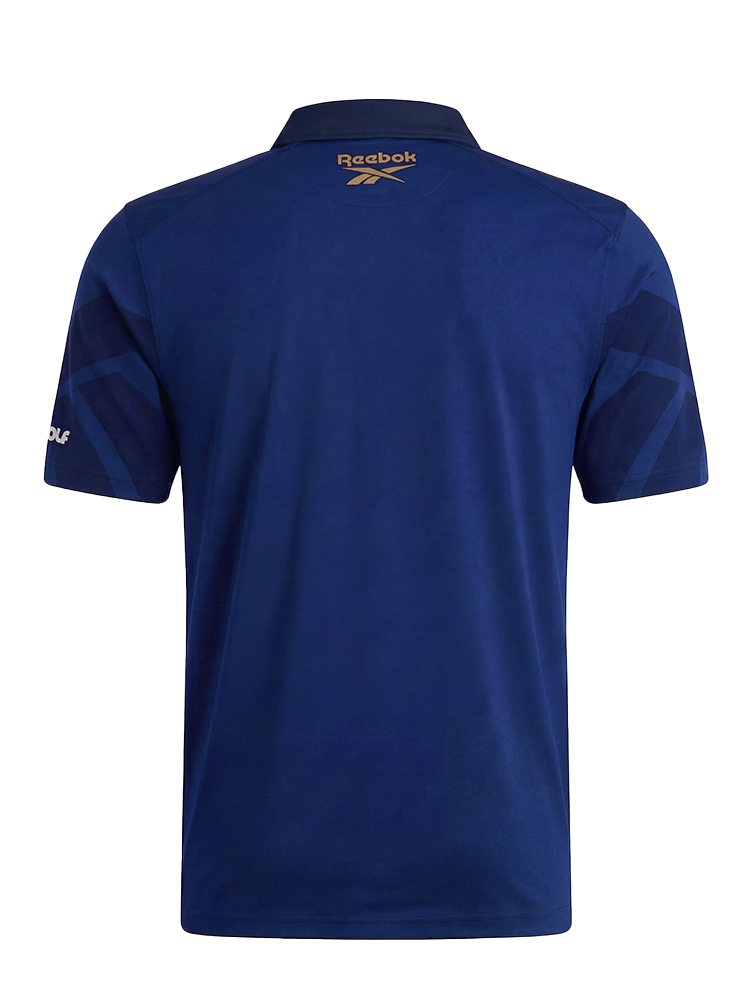 Reebok 'Crushers' Vector Sleeve Polo Shirt - Vector Navy/Midnight Blue