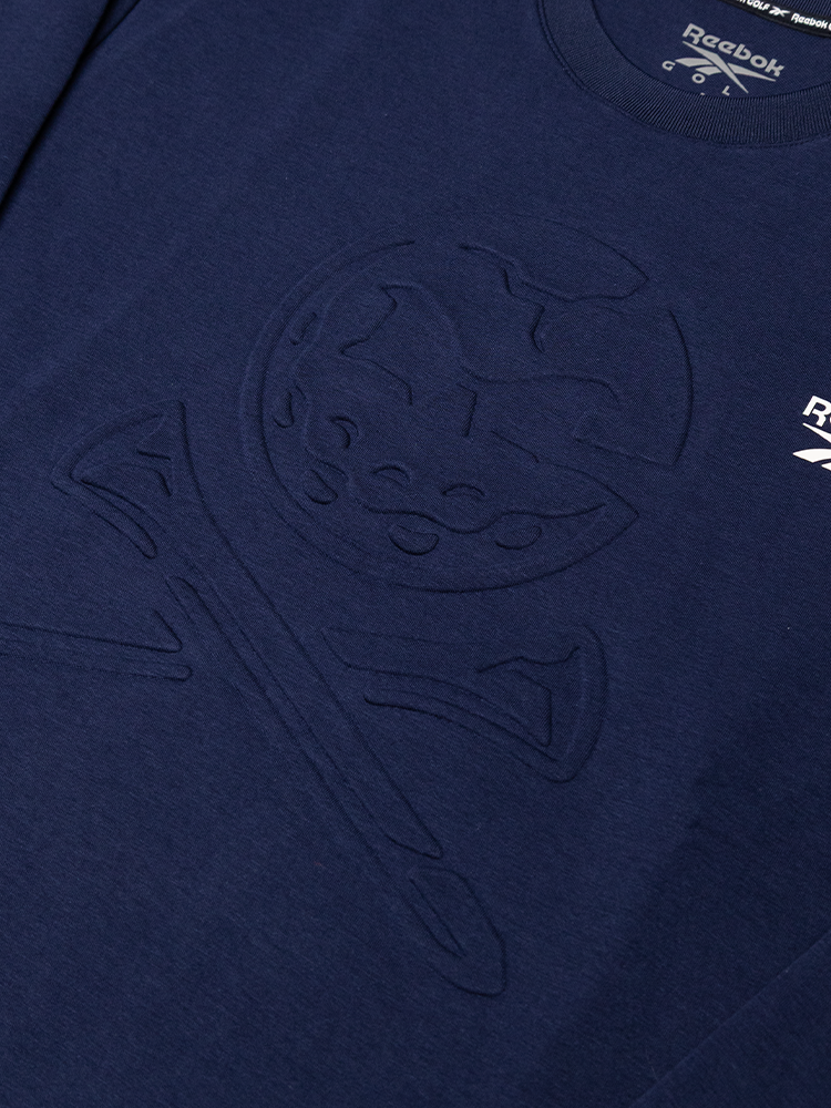 Reebok Scuba Knit Crew Neck Sweatshirt - Vector Navy