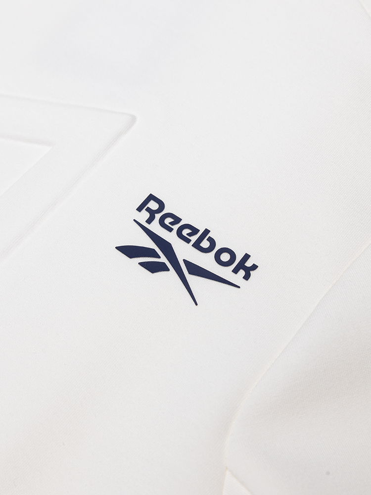 Reebok Scuba Knit Hoodie Sweatshirt - Chalk