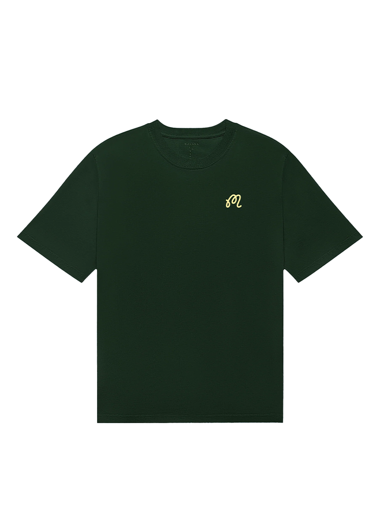 Malbon Bermuda Origin Tee - Dark Olive