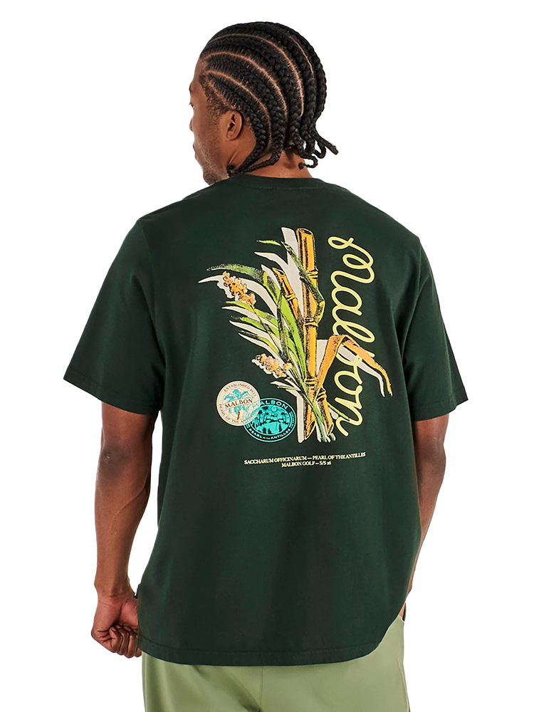 Malbon Bermuda Origin Tee - Dark Olive