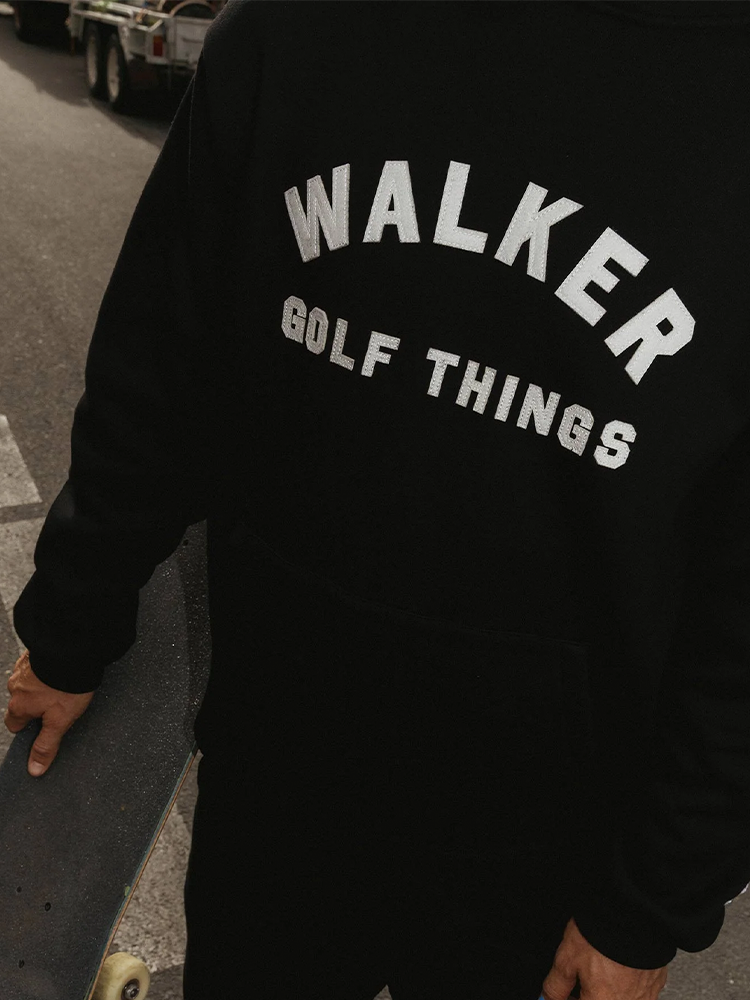 Walker Golf Things Applique Hood - Black