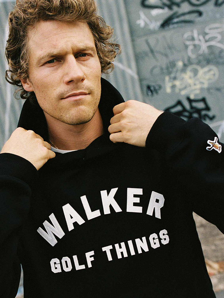 Walker Golf Things Applique Hood - Black
