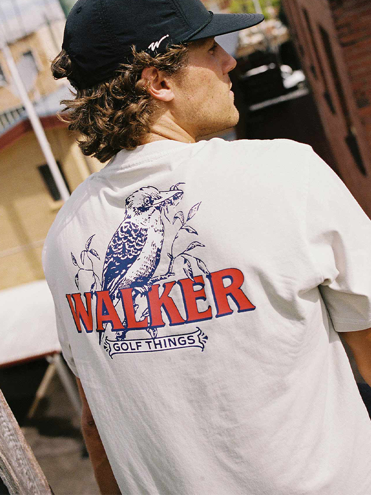 Walker Golf Things Lookout T-Shirt - Old White