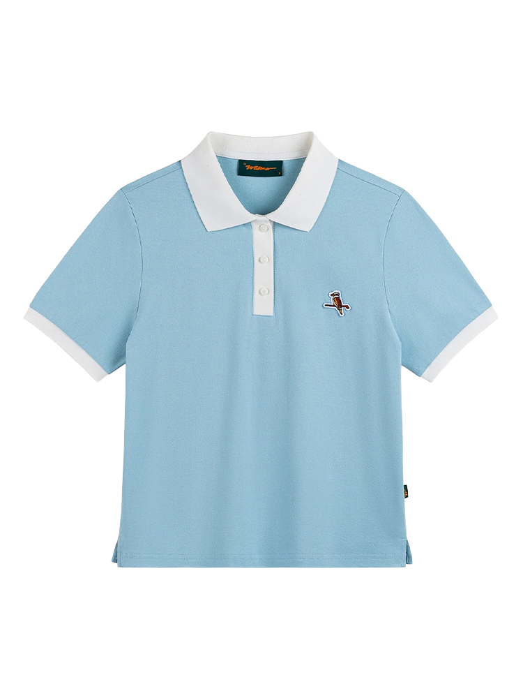 Walker Golf Things Womens Kooka Polo - Powder/White