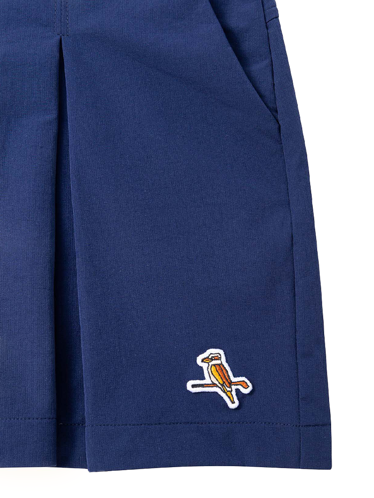 Walker Golf Things Womens Pleat Shorts - Navy