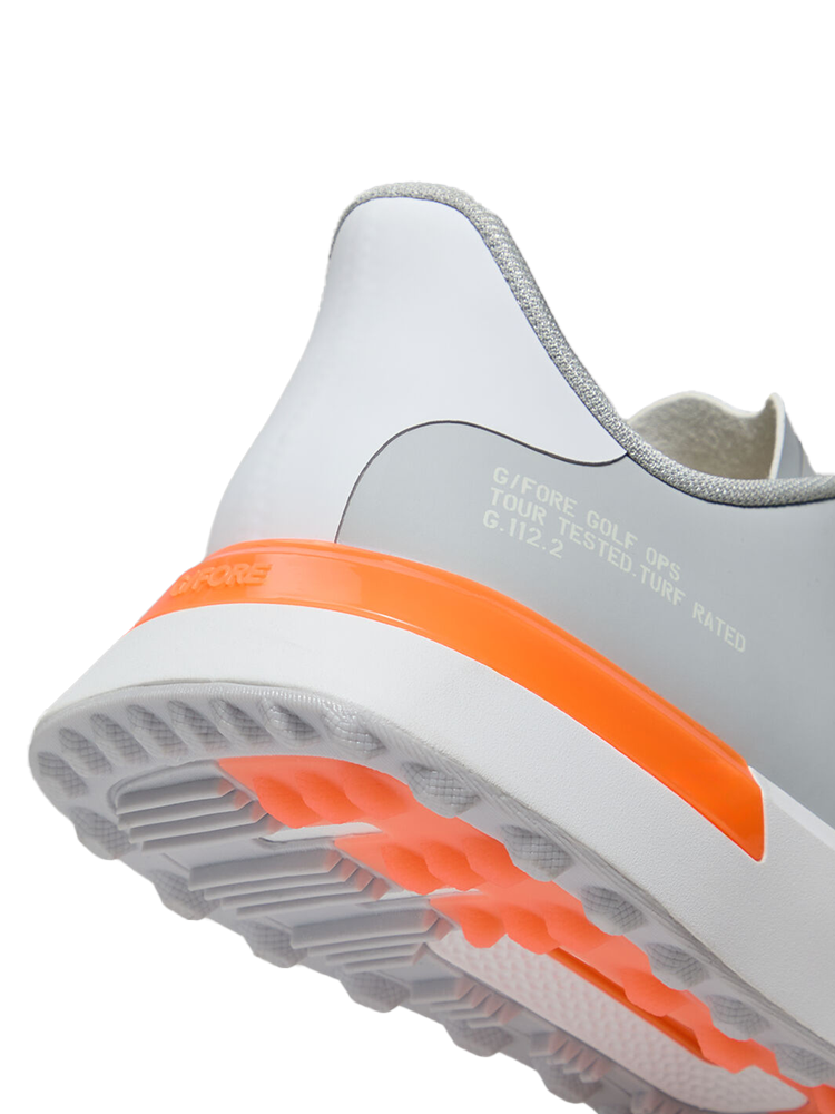 G/FORE G.112 Golf Shoes - Nimbus/Shocking Orange