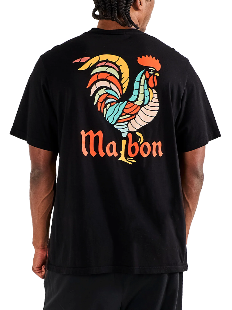 Malbon Bermuda Rooster Tee - Black