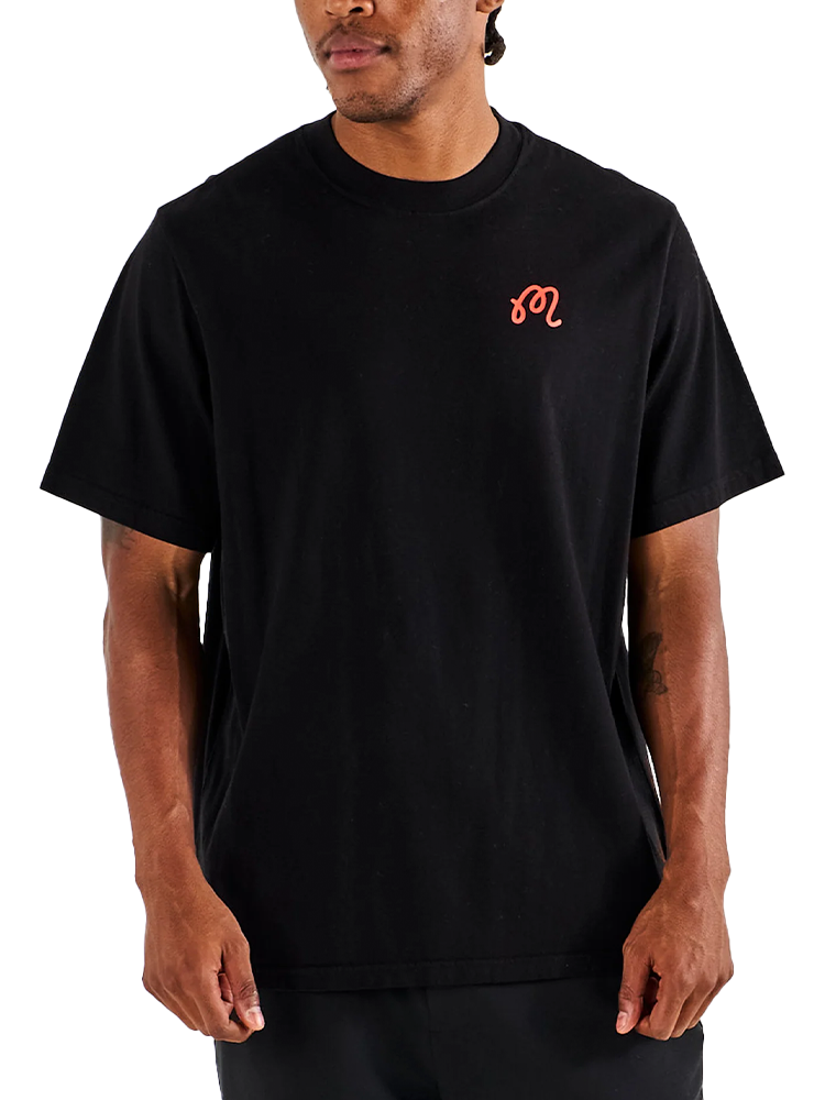 Malbon Bermuda Rooster Tee - Black