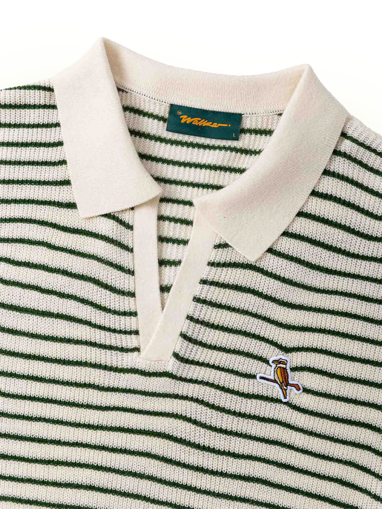 Walker Golf Things First Cut Polo - White