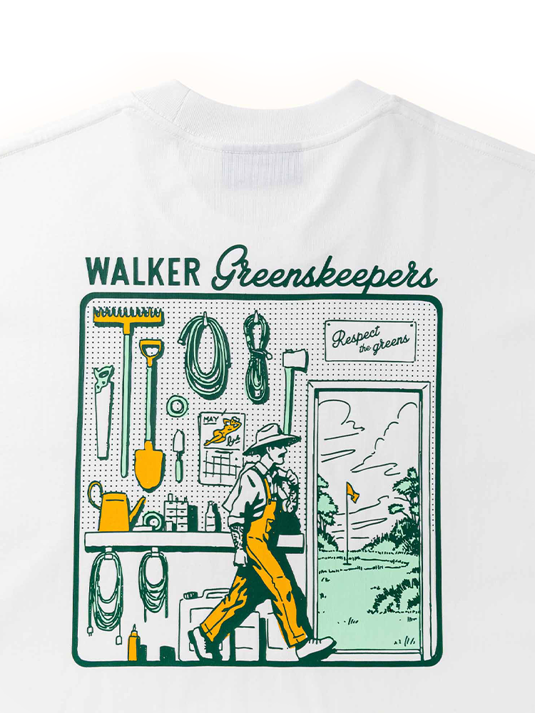 Walker Golf Things Tool Shed T-Shirt - White