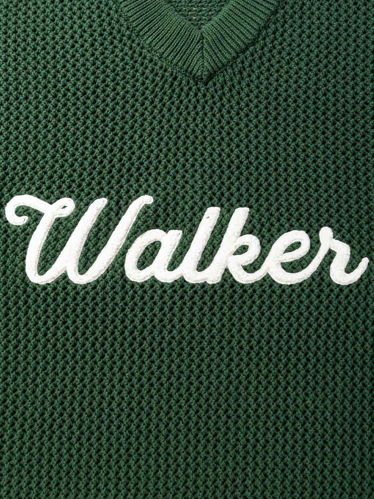 Walker Golf Things Jersey Knit Sweater - Forest