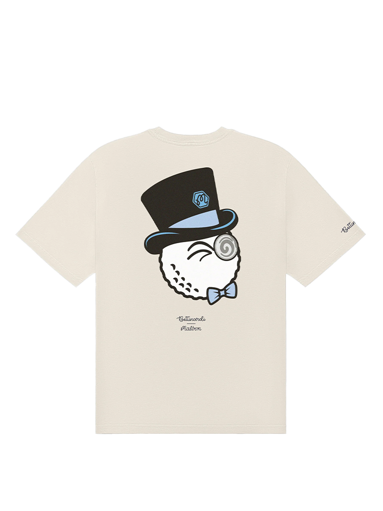 Malbon x Bettinardi Gangster Buckets Bermuda Tee - Egret